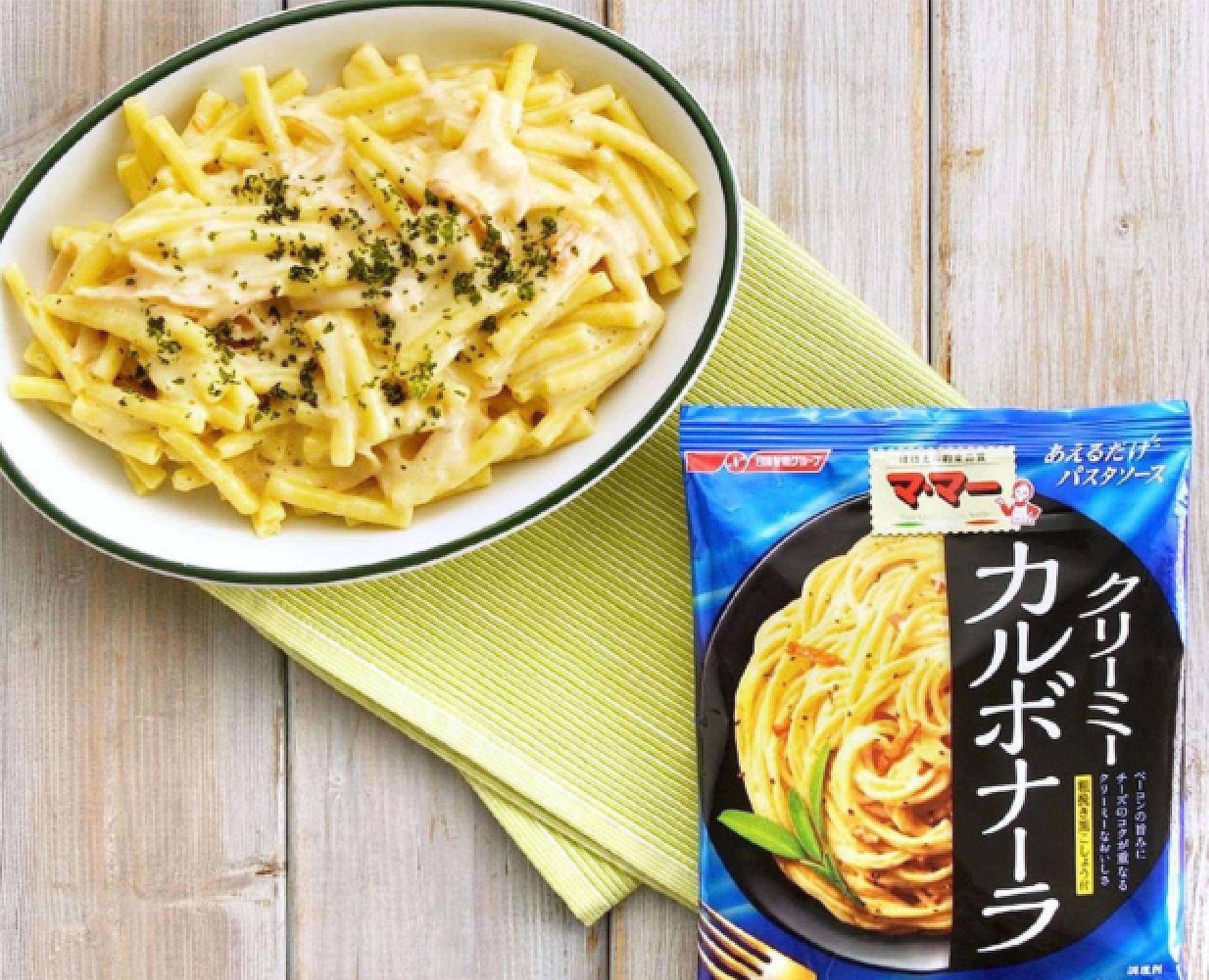 Amazon.co.jp: マ・マー あえるだけパスタソース カルボナーラ 140g×4