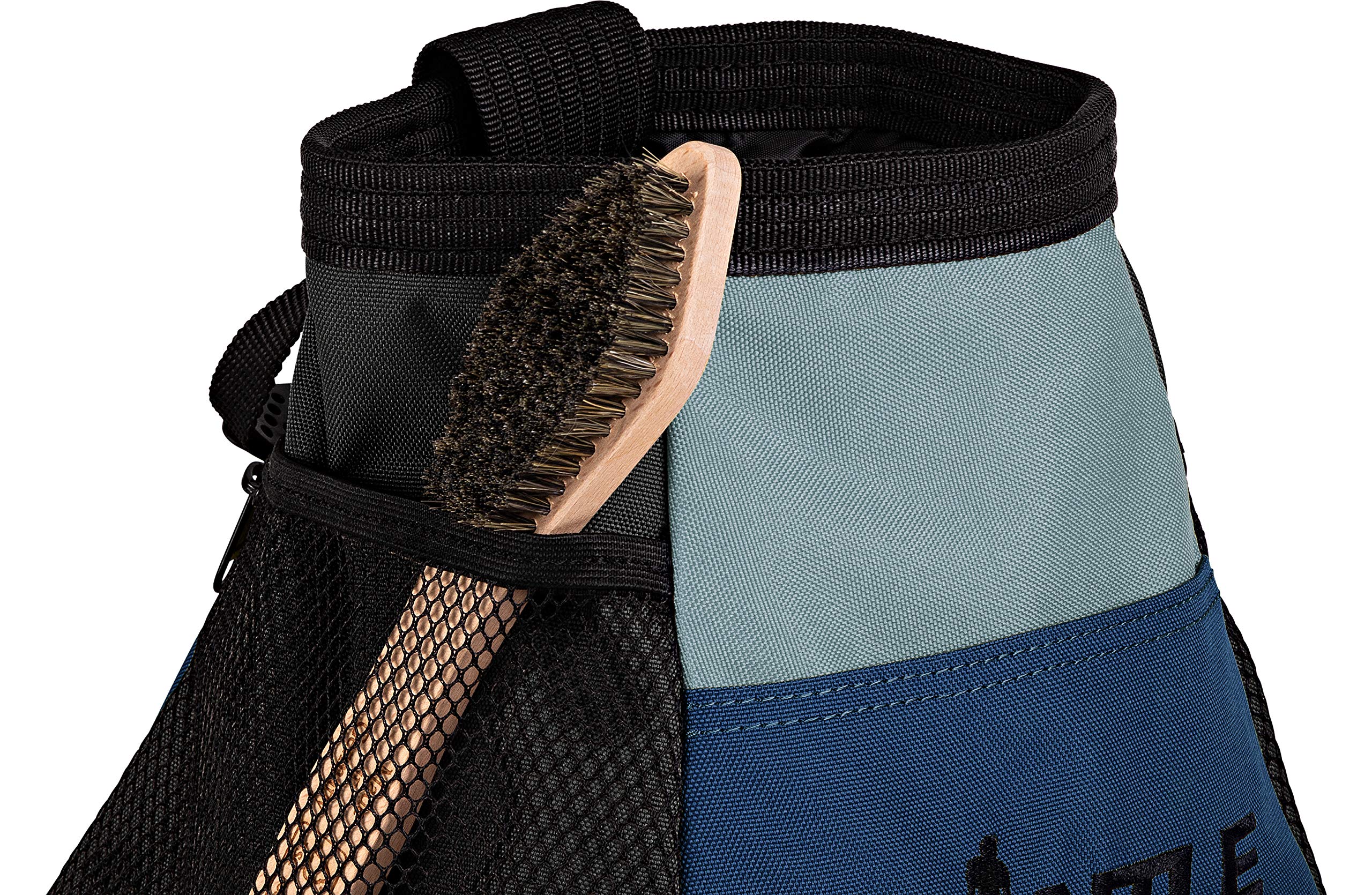 MANTLE climbing equipment Boulderbag als Set mit Chalkball, Tape, Handcreme & Boulderbrush oder Einzel [Einzel oder Set]