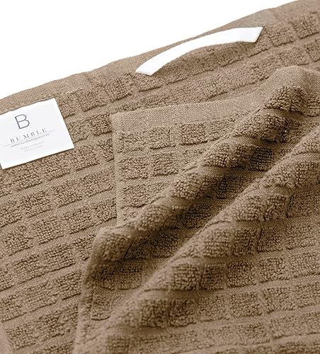 Miniatura 2 de Bumble - Toallas de cocina Toallas de cocina 100% algodón con lazo para colgar, 16 x 28 pulgadas, 380 GSM, juego de toallas de cocina absorbentes