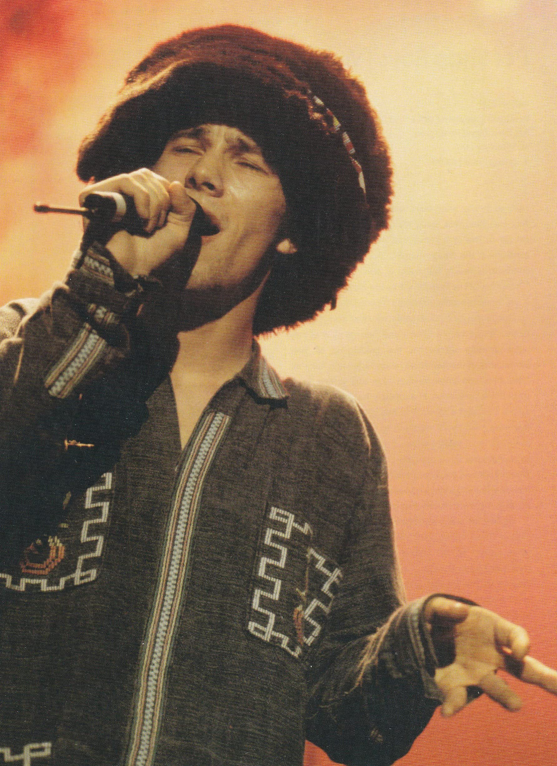 K1 Black Jamiroquai, Mid 1990S - Miniature Poster & Card Frame