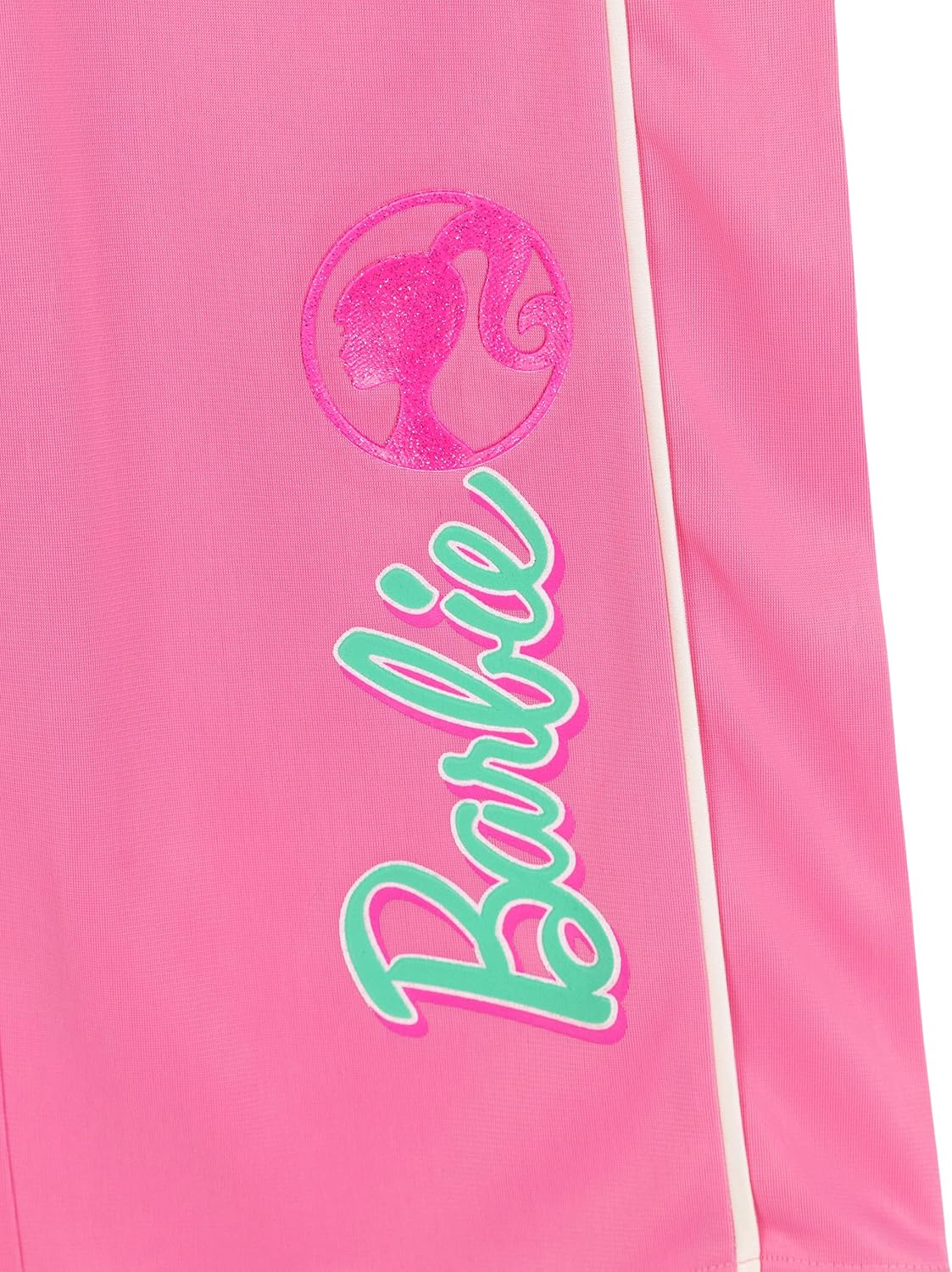 Barbie Girls Zip Up Jacket and Pants Tracksuit Outfit Set Toddler to Big Kid Sizes (2T - 14-16) - Image 6