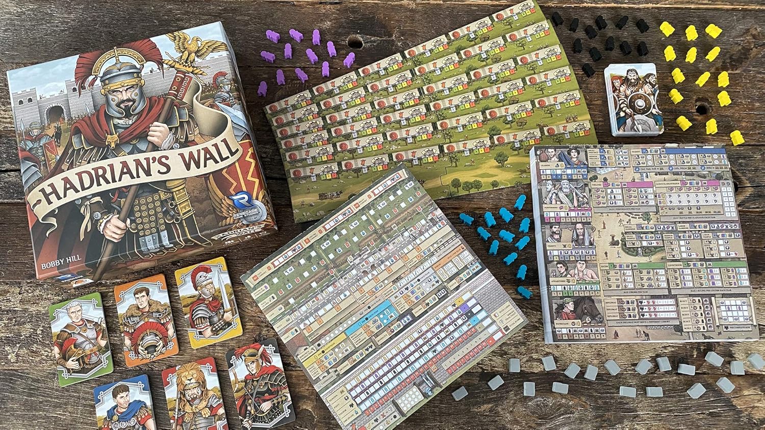 Renegade Game Studios: Hadrian's Wall, Strategy Board Game, 60 Minute Play Time, 1 to 6 Players, For Ages 12 and up