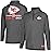 Ultra Game NFL Official Adults Super Soft Quarter Zip Long Sleeve T-Shirt - Unisex, Kansas City Chiefs, Heather Charcoal, Medium