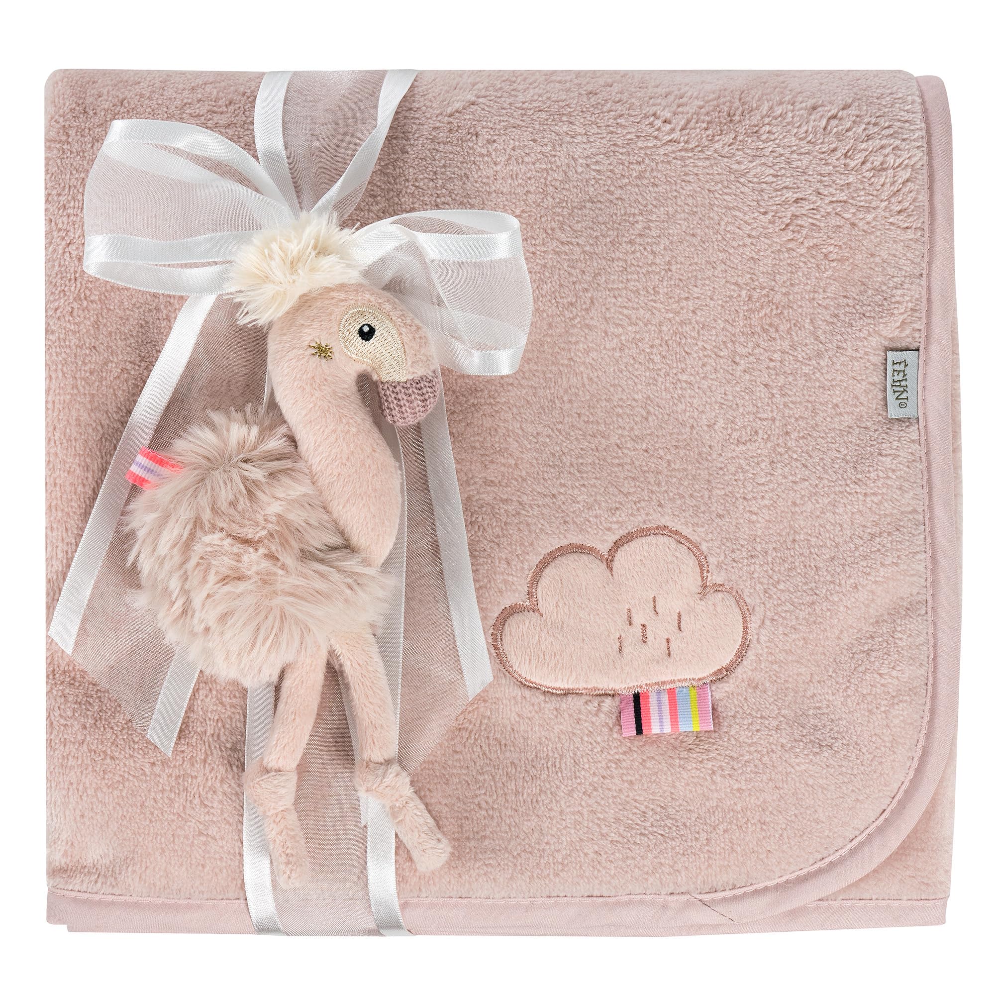 Fehn Kuscheldecke Flamingo – Anschmiegsame Schmusedecke
