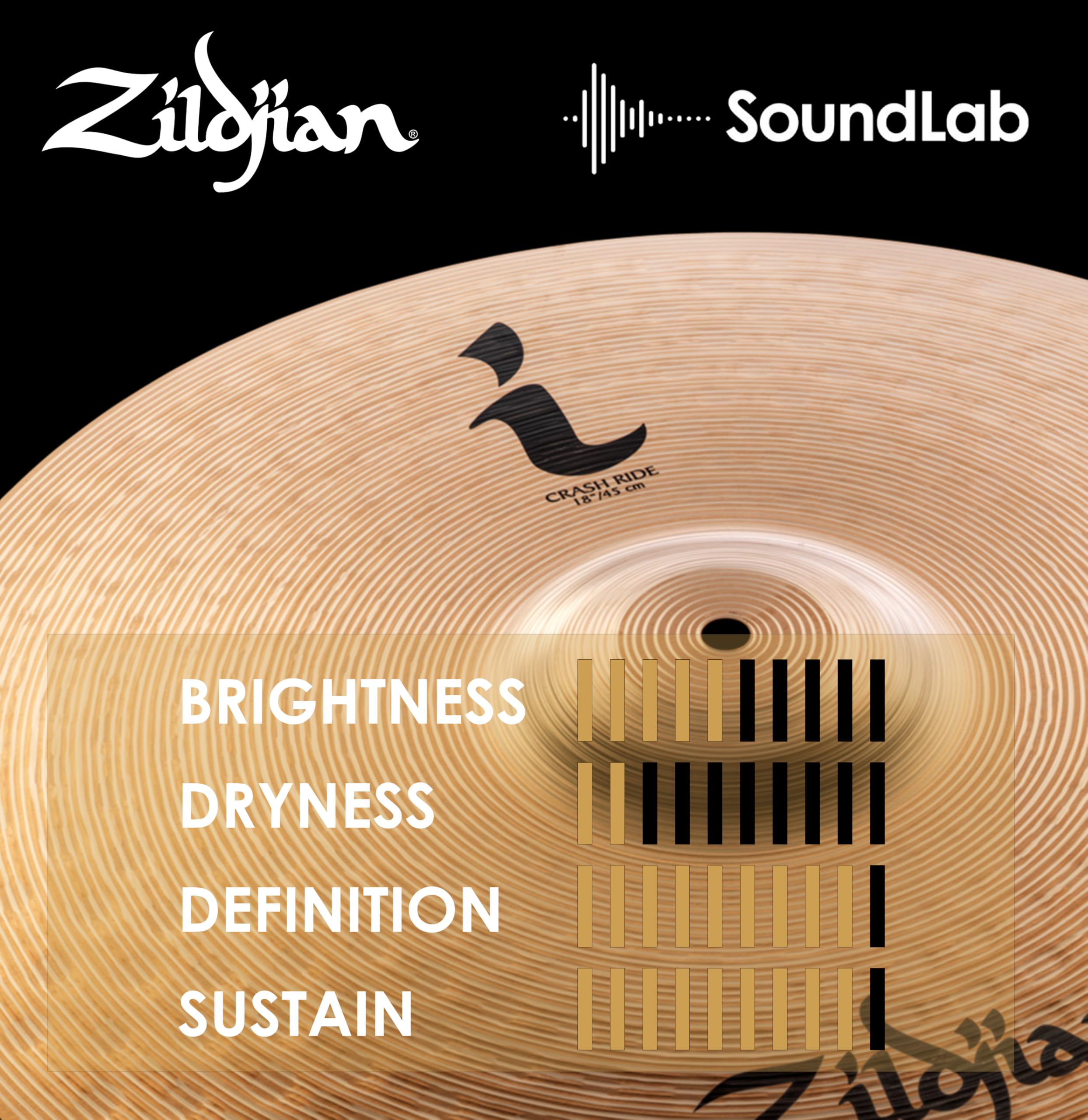 Zildjian ILH18CR I Family Series - Crash Ride Cymbal - 18"