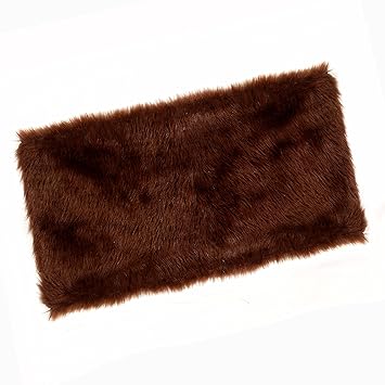 WildStyle Pets Curve Wooden Hammock Replacement Cover Fur Fabric (Brown)