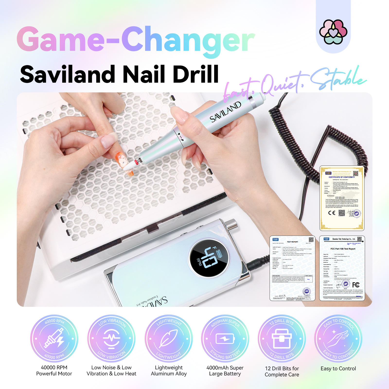 ＿nail〻〻 Amazon.com: SAVILAND Advance Nail Drill for Acrylic Nails
