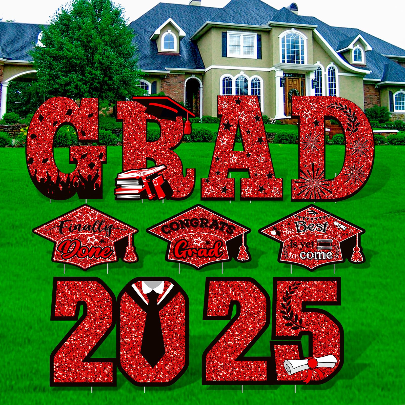 Snapklik.com : Yalikop Graduation Yard Sign Decorations Class Of 2025 ...