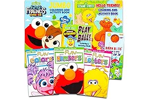 Toddler Learning Lifeline: Sesame Street Coloring Book Super Set
