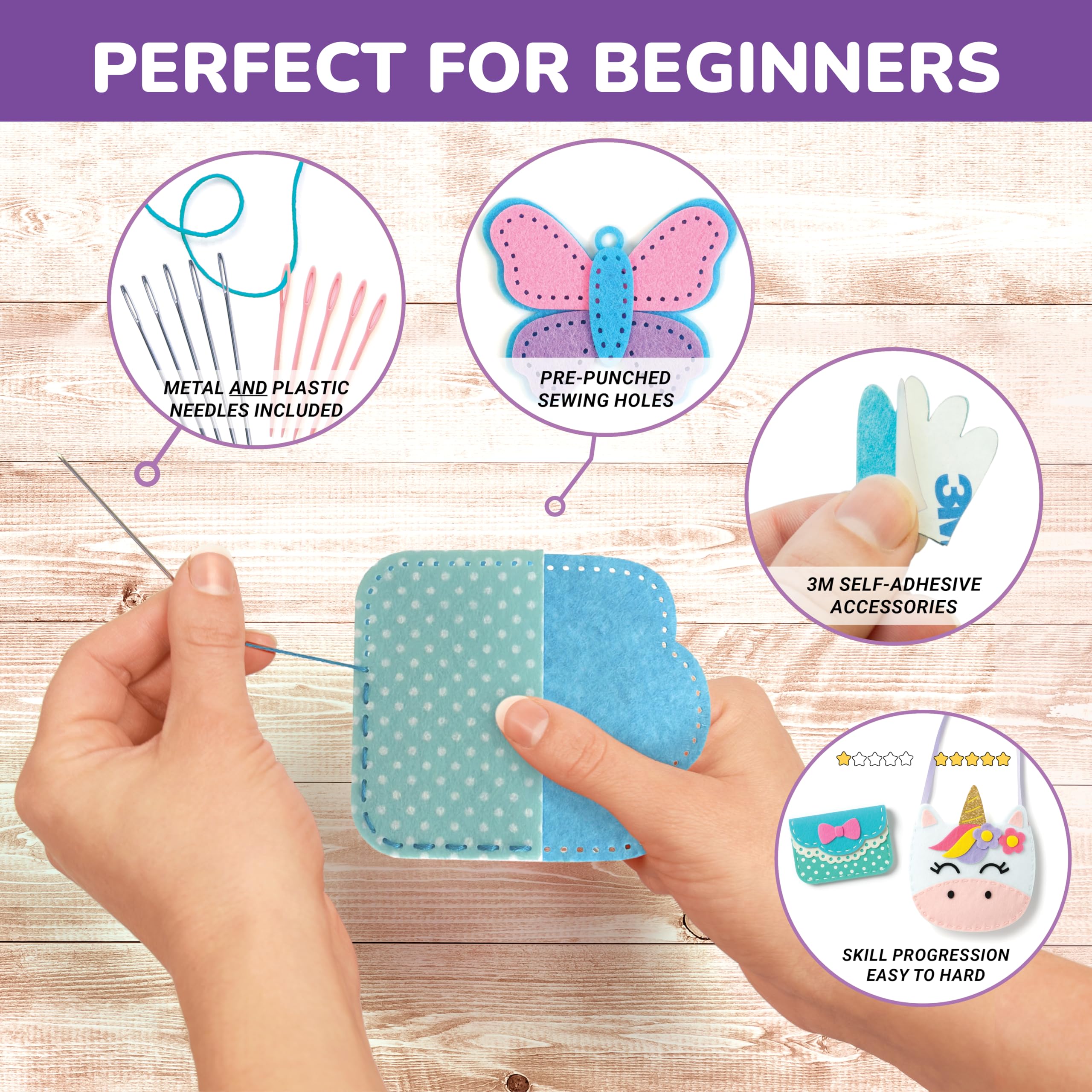 Kids Sewing Kit - Craftorama Beginner Set -4 Kids Sewing Kit - Craftorama Beginner Set -4