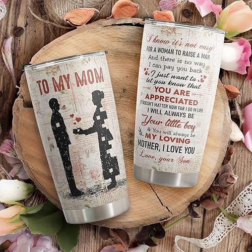 Miniatura 20 de Macorner Regalos para abuela, vaso de acero inoxidable de 20 onzas para mujeres, regalo de cumpleaños, Navidad, Día de la Madre, para mamá, Nana A1