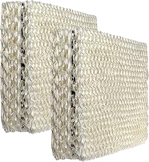 HQRP 2-Pack Humidifier Wick Filter Compatible with Duracraft AC-809 / D09-C/AC-815 / D15C, Honeywell HC-809, Lasko THF15 1115, Kaz WF-815 WF815 Replacement Coaster