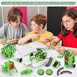 STEM 13-in-1 Education Solar Power Robots Toys for Boys Age 8-12, Educational Toy Science Kits for Kids Experiment Robotics Set Birthday Gifts for 8 9 10 11 12 Years Old