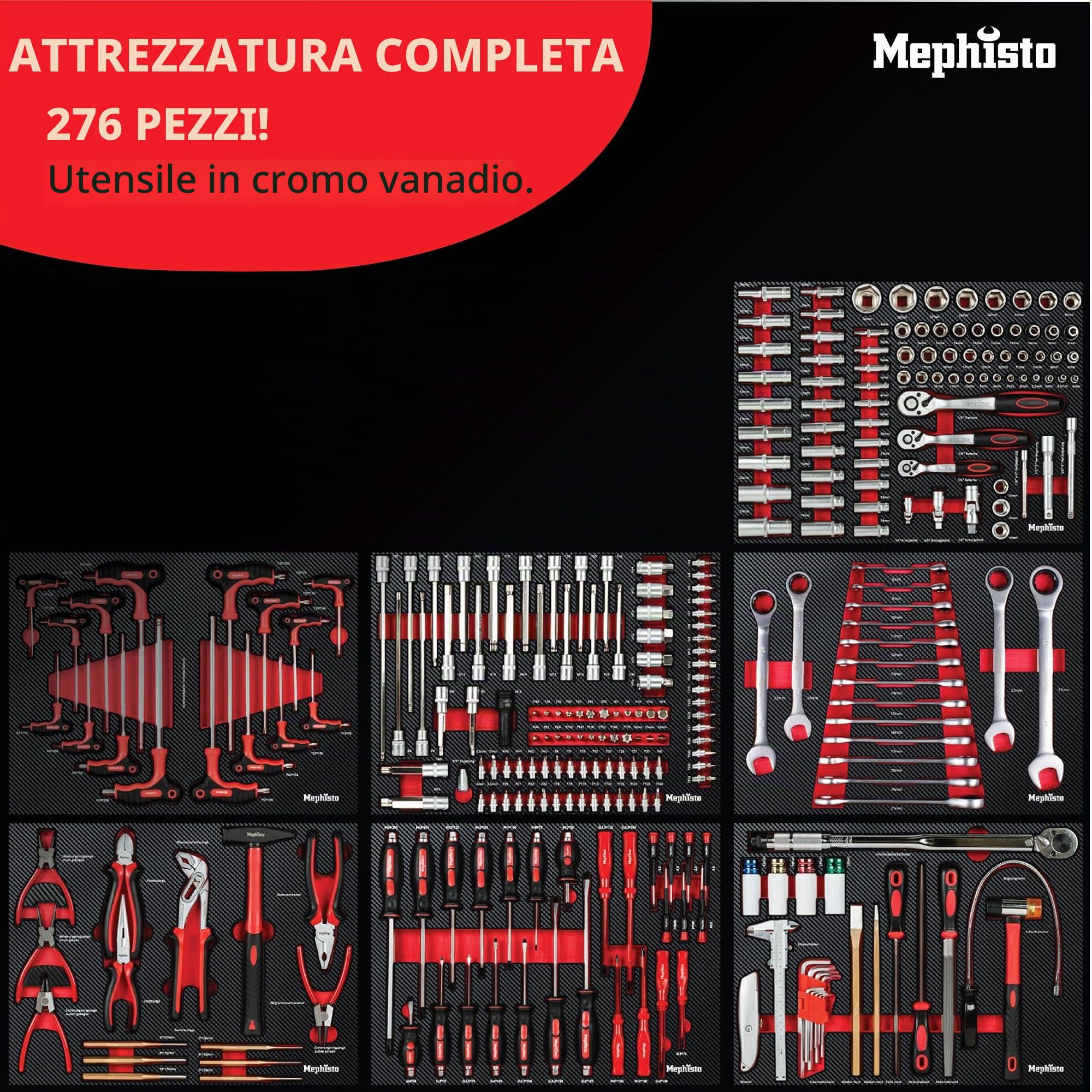 Carrello Porta-Attrezzi Depositi Accessori