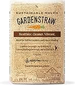 GardenStraw, 3 cu ft (20 lbs) Pack of 1 – All-Natural Mulch for Gardens, Vegetables Lawn Seeding – Water-Conserving, Weed-Suppressing Wheat Straw – Cleaned, Sustainably Sourced