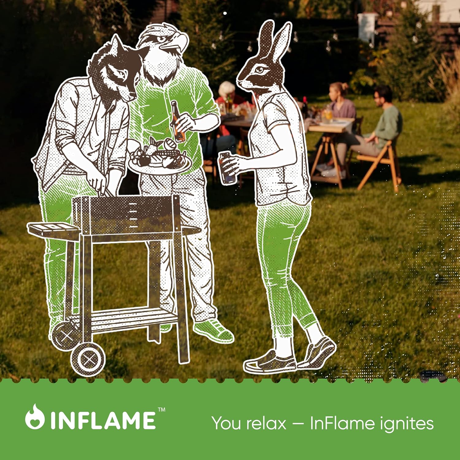 Inflame Fire Starters Set 154 pcs: 130 pcs + 24 pcs Firestarters for Campfires, Grill, BBQ, Fireplace, Woodstove - Charcoal Starter - Waterproof, Weather-Resistant - Natural Wood Fireplace Starters