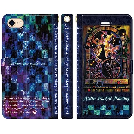 Amazon Co Jp ブレインズ Iphone Se 第2世代 Iphone8 Iphone7 兼用 手帳型 ケース カバー チェック柄 金魚さんとチュッ アトリエアイリス カワイイ キス ステンドグラス ホノボノ 本 猫 金魚 ねこ 黒猫 くろねこ 動物 どうぶつ きらきら 家電 カメラ