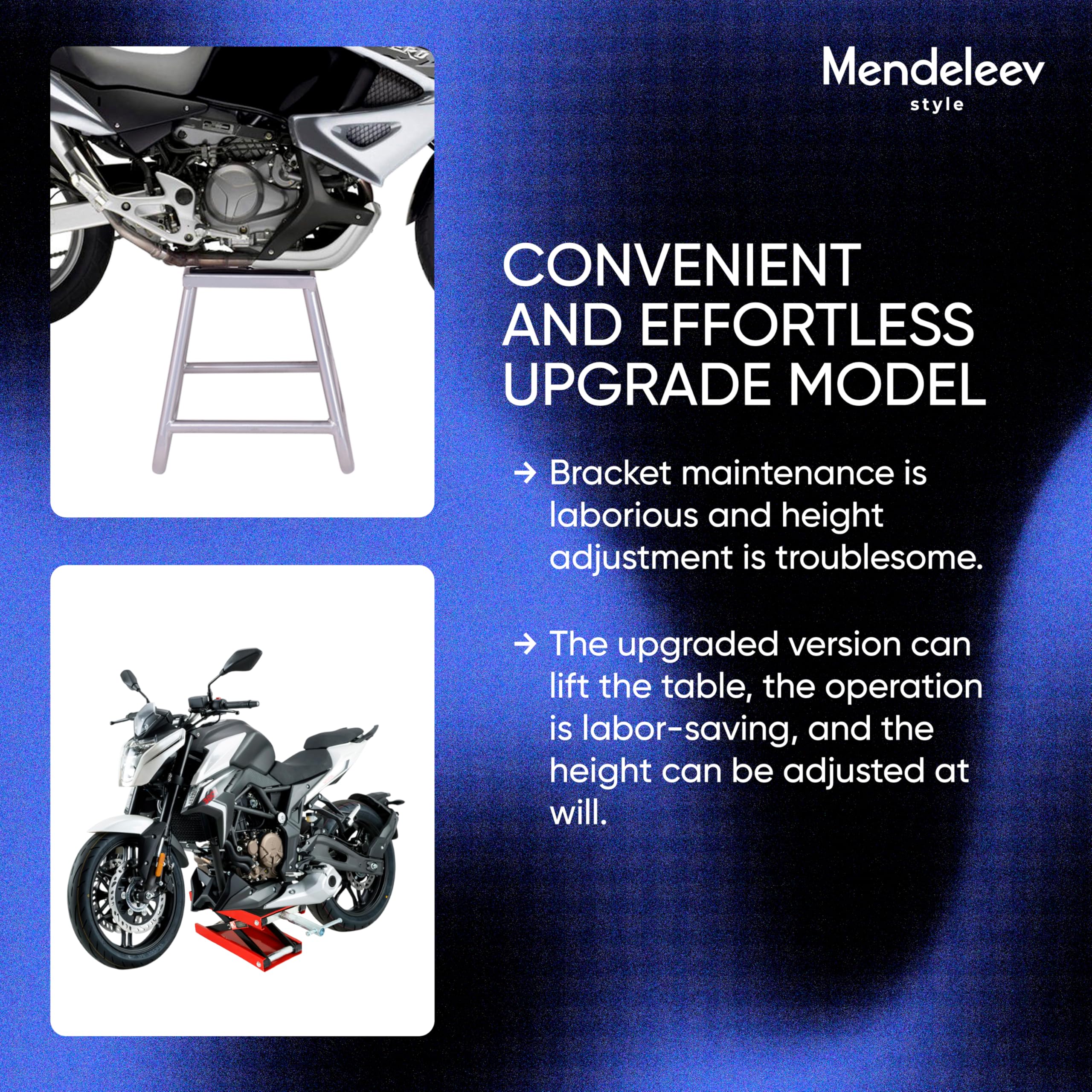 Amazon.com: Motorcycle Lift, 1100lb Moto Scissor Lift Jack with