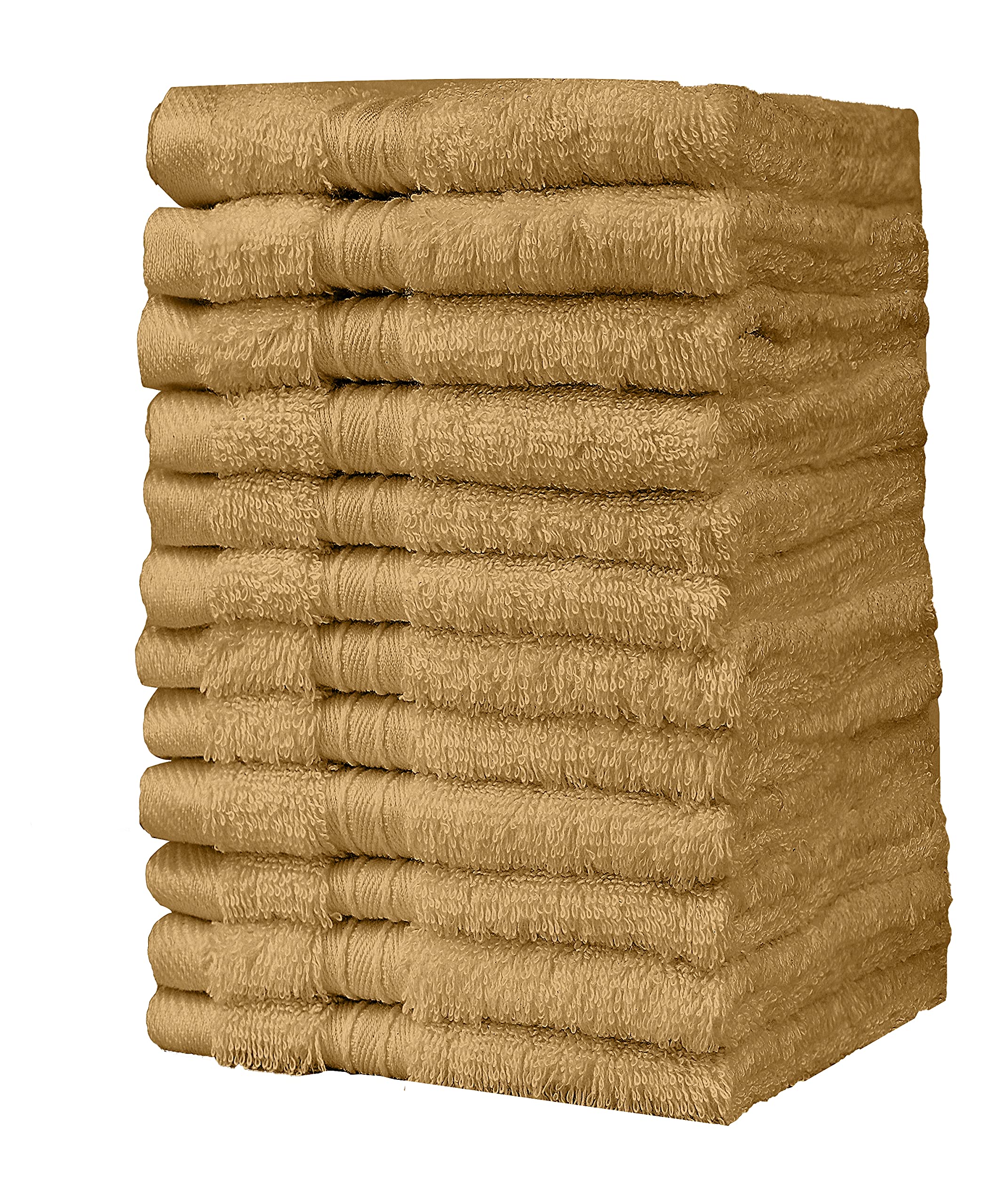 Bliss Casa Wash Cloths (6 Pack, 30 x 30 CM) - 600 GSM 100% Combed Cotton Washcloth Face towel Set Highly Absorbent Quick Dry and Soft Towels