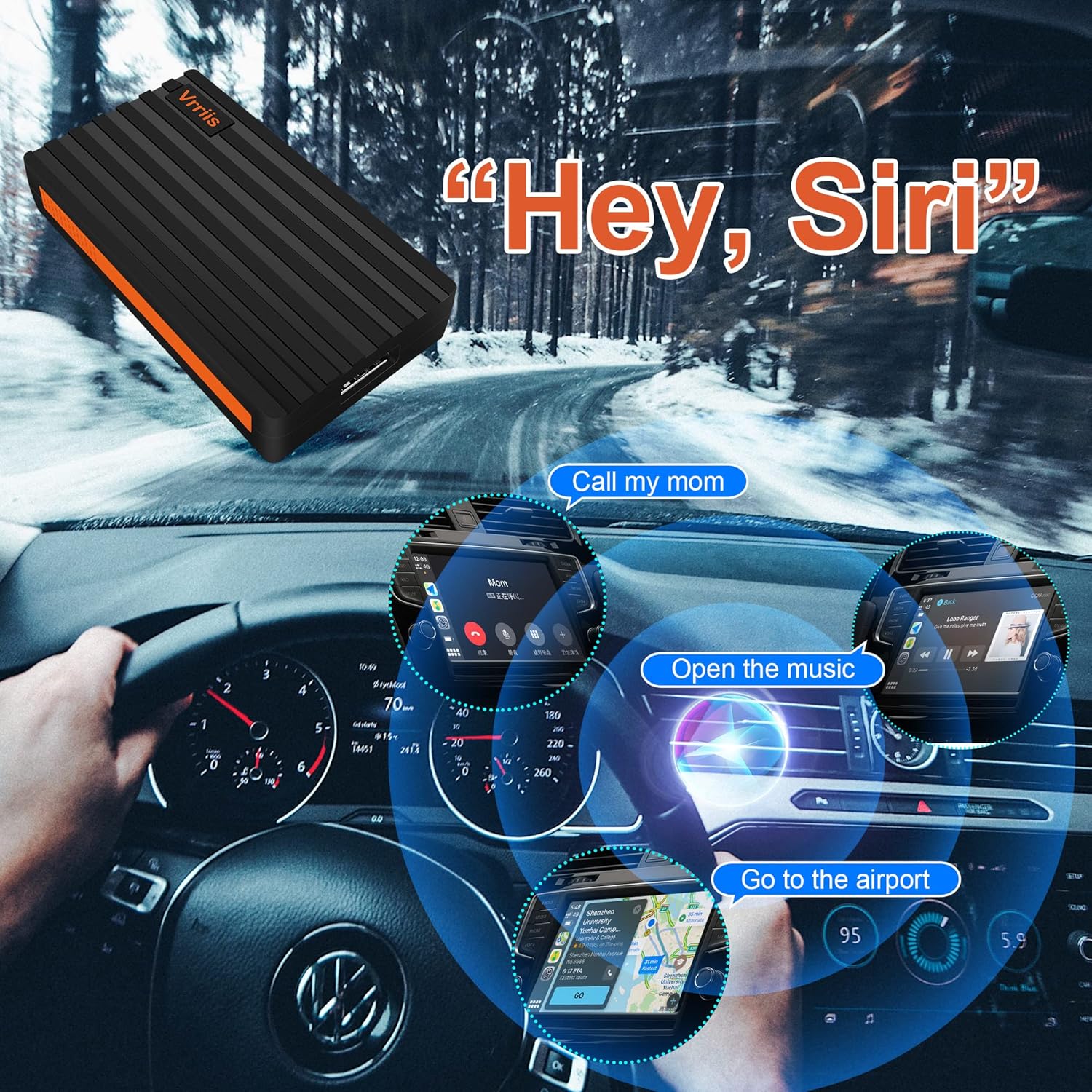 Siri Voice Control for CarPlay