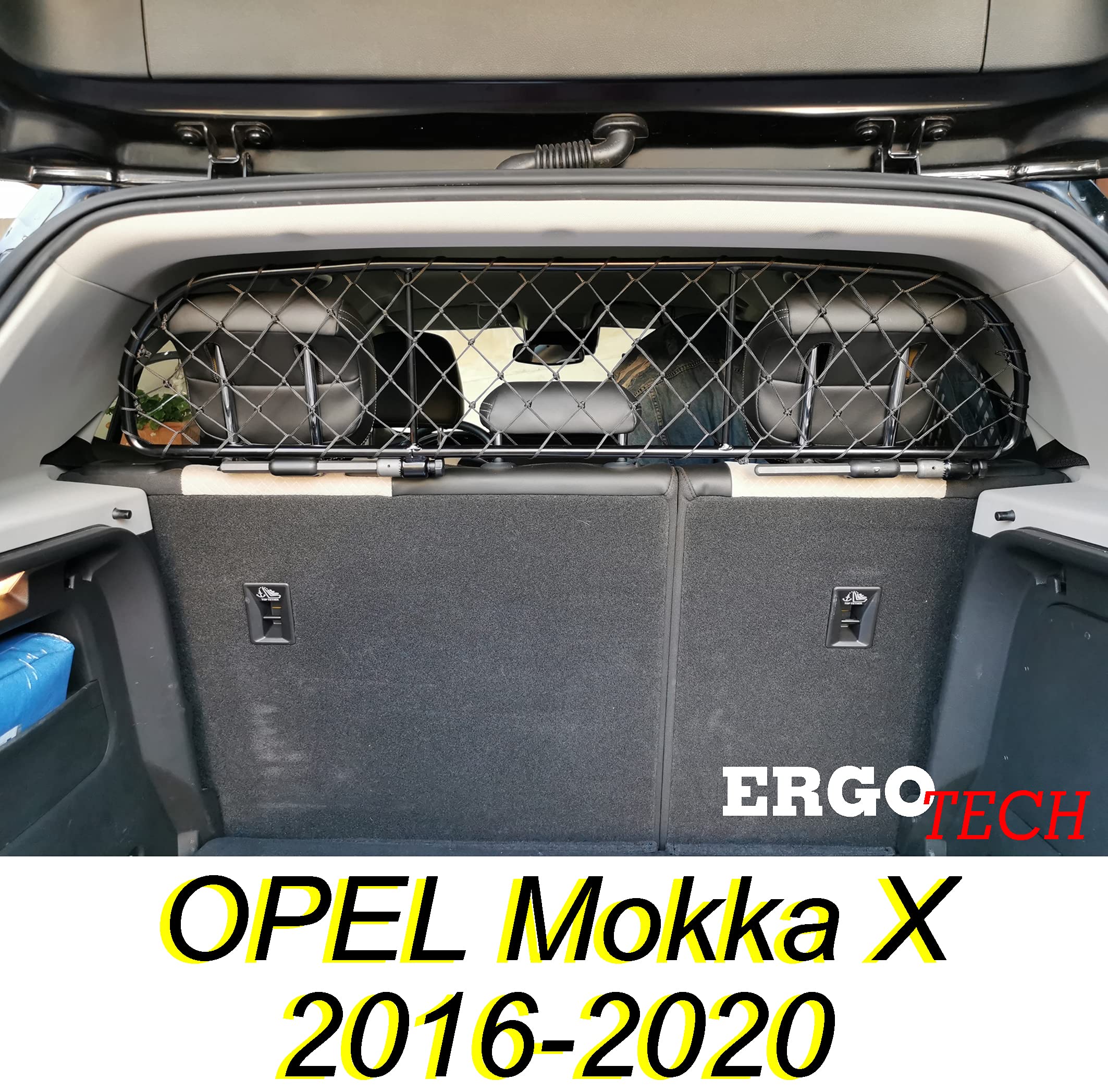 ERGOTECH siatka oddzielająca / siatka dla psa RDA65-XS kop022, dla psów i bagażu. Bezpieczna, wygodna dla Twojego psa, gwarantowana!
