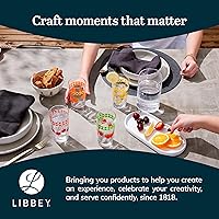 Vista 6 de Libbey Fruit Juice Glasses, Heavy Base Glass Drinking Glasses Set of 8, Breakfast Juice Cups, Everyday Clear Drinking Glass Set for Cold Drinks