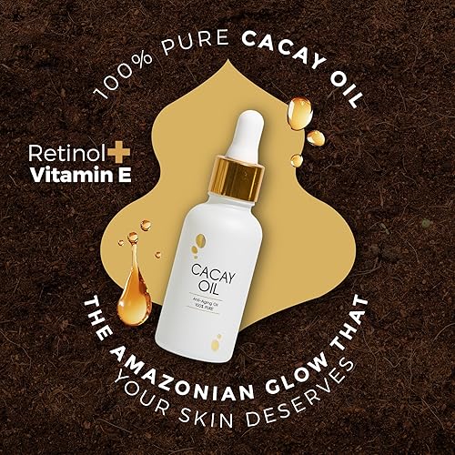 Miniatura 6 de Cacay Pure Aceite antienvejecimiento – Aceite de retinol natural de cacay para cara, cabello y cuerpo | Aceite orgánico de vitamina E para el