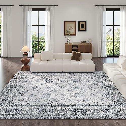 Miniatura 104 de Rugcomf Tapete para puerta interior, 2 x 3, lavable a máquina, tapete antideslizante de pelo bajo, para entrada, cocina, puerta principal, entrada