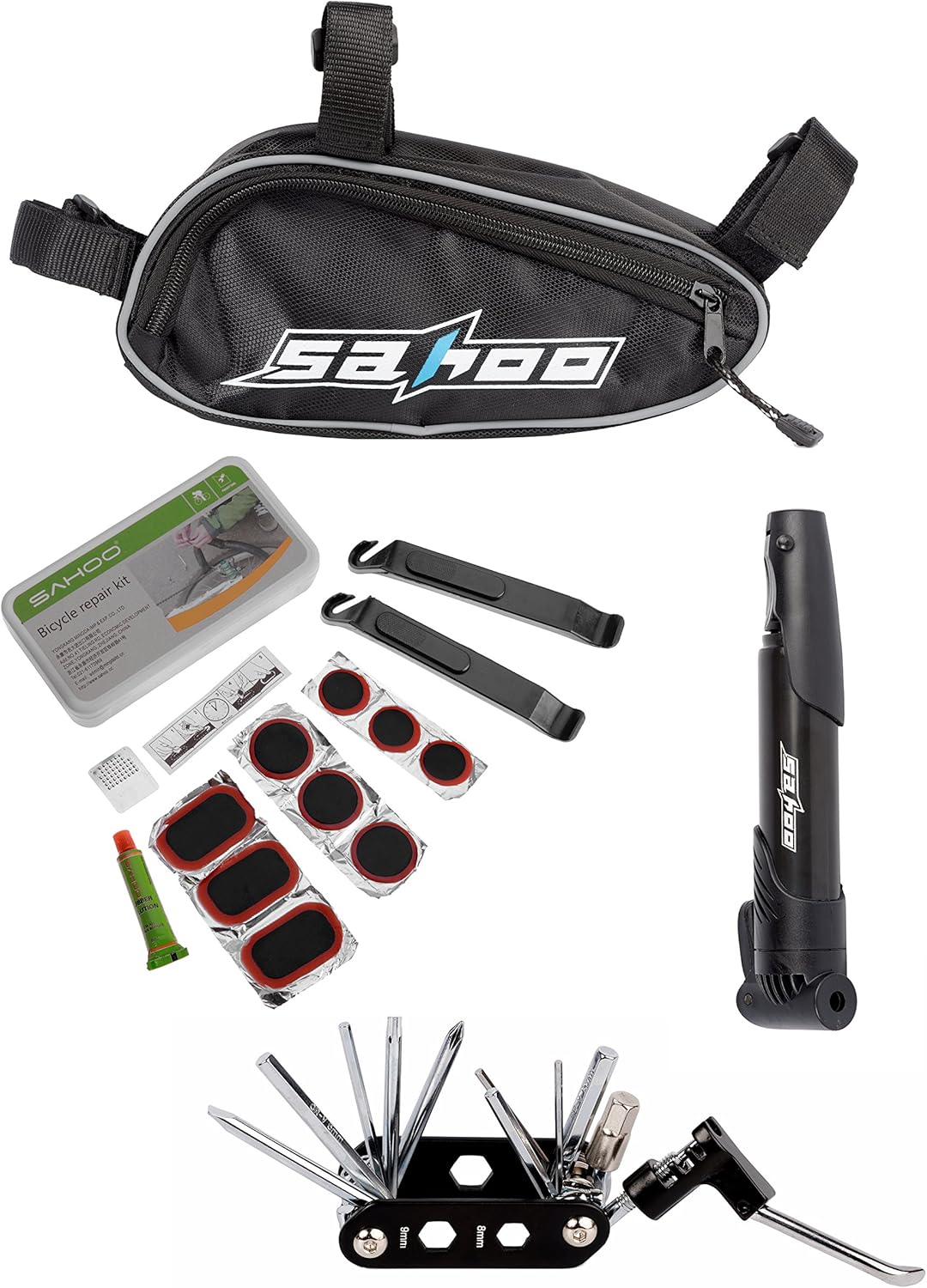 Sahoo 14in1 Multifunction Bicycle Repair Tools Kit