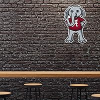 Vista 3 de Rico Industries Banderín de corte en forma de banderín de la NCAA - Decoración del hogar y la sala de estar, fieltro suave EZ para colgar Champ