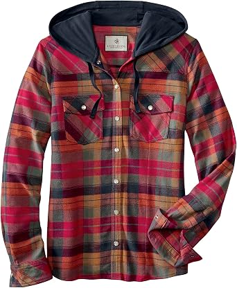 Lumber Jane Hooded Flannel Shirt 