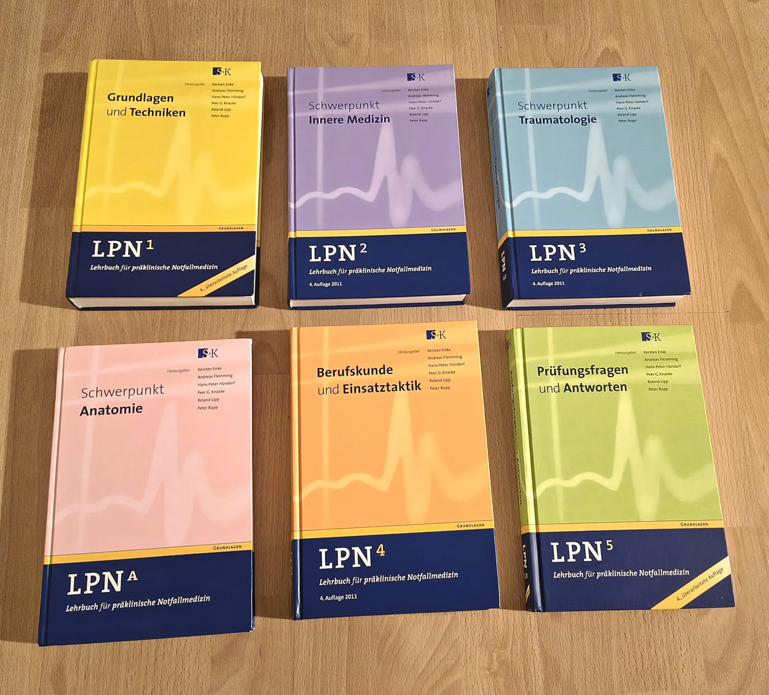 LPN - Lehrbuch für präklinische Notfallmedizin CLASSIC (Gesamtwerk: 6 Bände): Grundlagen und Techniken; Schwerpunkt Innere Medizin; Schwerpunkt ... Einsatztechnik; Prüfungsfragen und Antworten