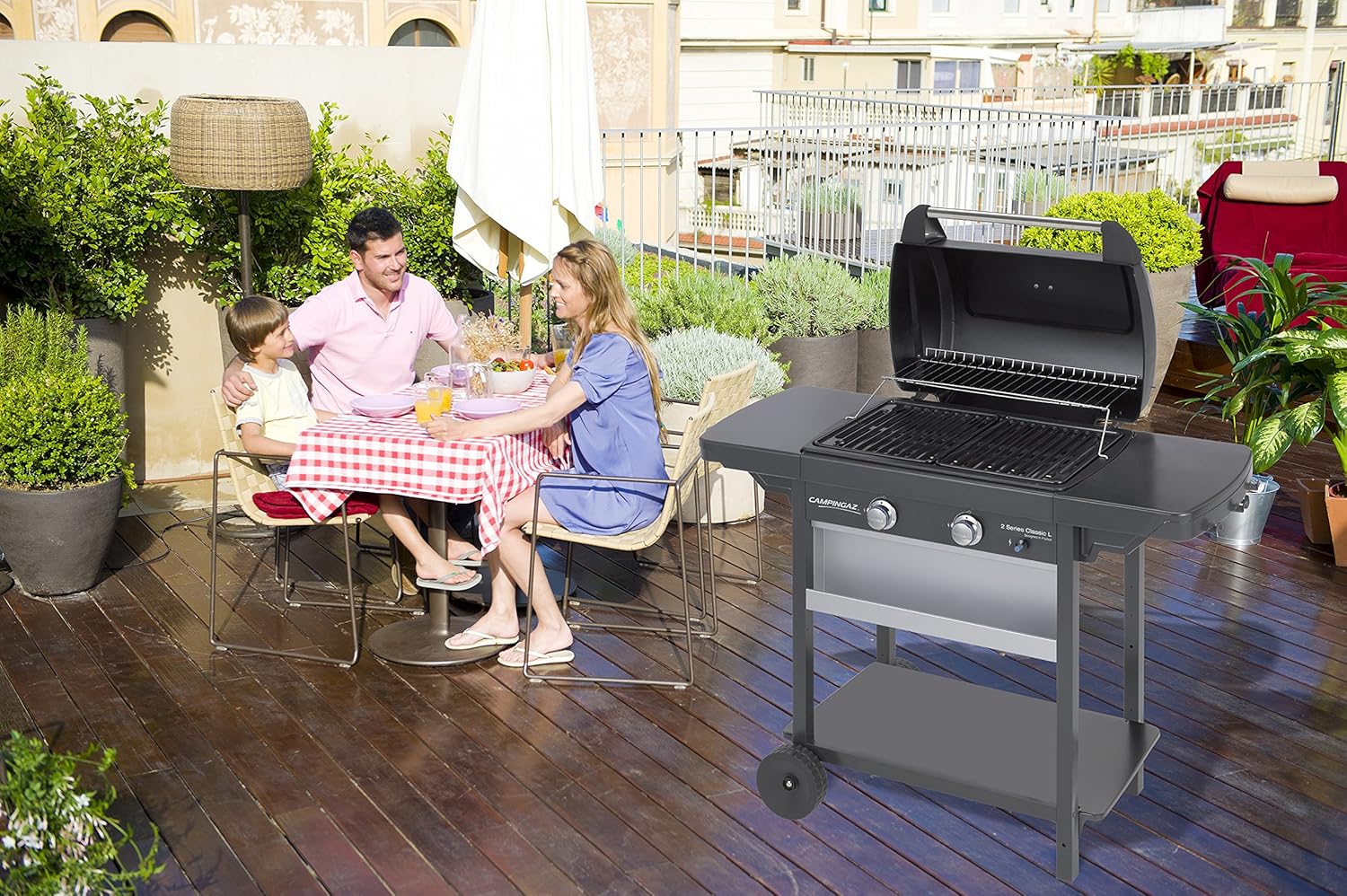 Campingaz Classic L Barbecue a Gas, Antracite, 80 x 46.4 X 40 cm