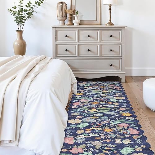 Miniatura 228 de Alfombra lavable para pasillo y de cocina, alfombra de entrada, vintage, suave para el suelo, alfombra antideslizante para interiores, para baño