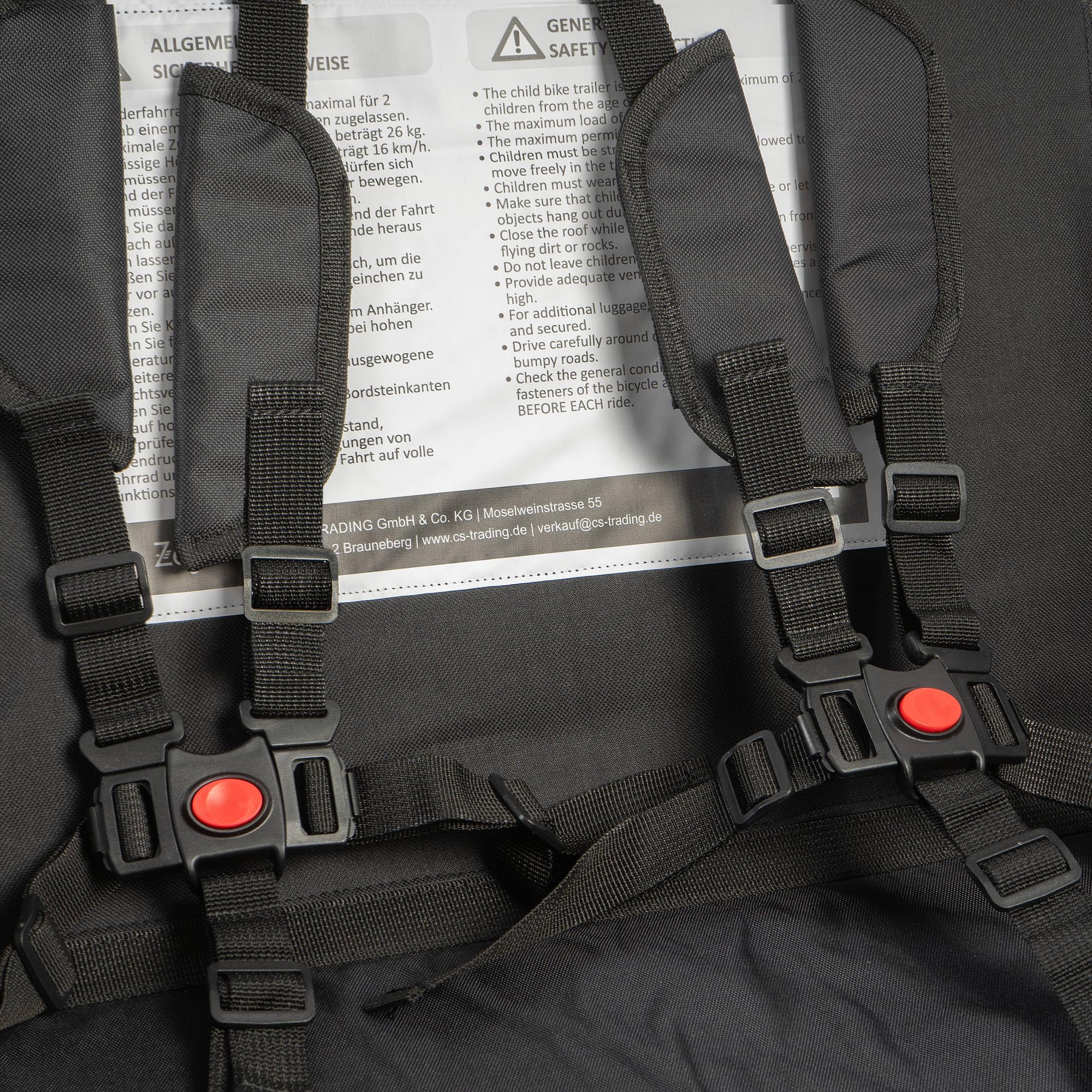 Zelsius Remorque de vélo 2 en 1 pour enfants - Remorque 2 en 1 avec fonction jogging - Remorque de vélo pour enfant - Chariot de transport, poussette de poussette pour enfant - Poussette de jogging