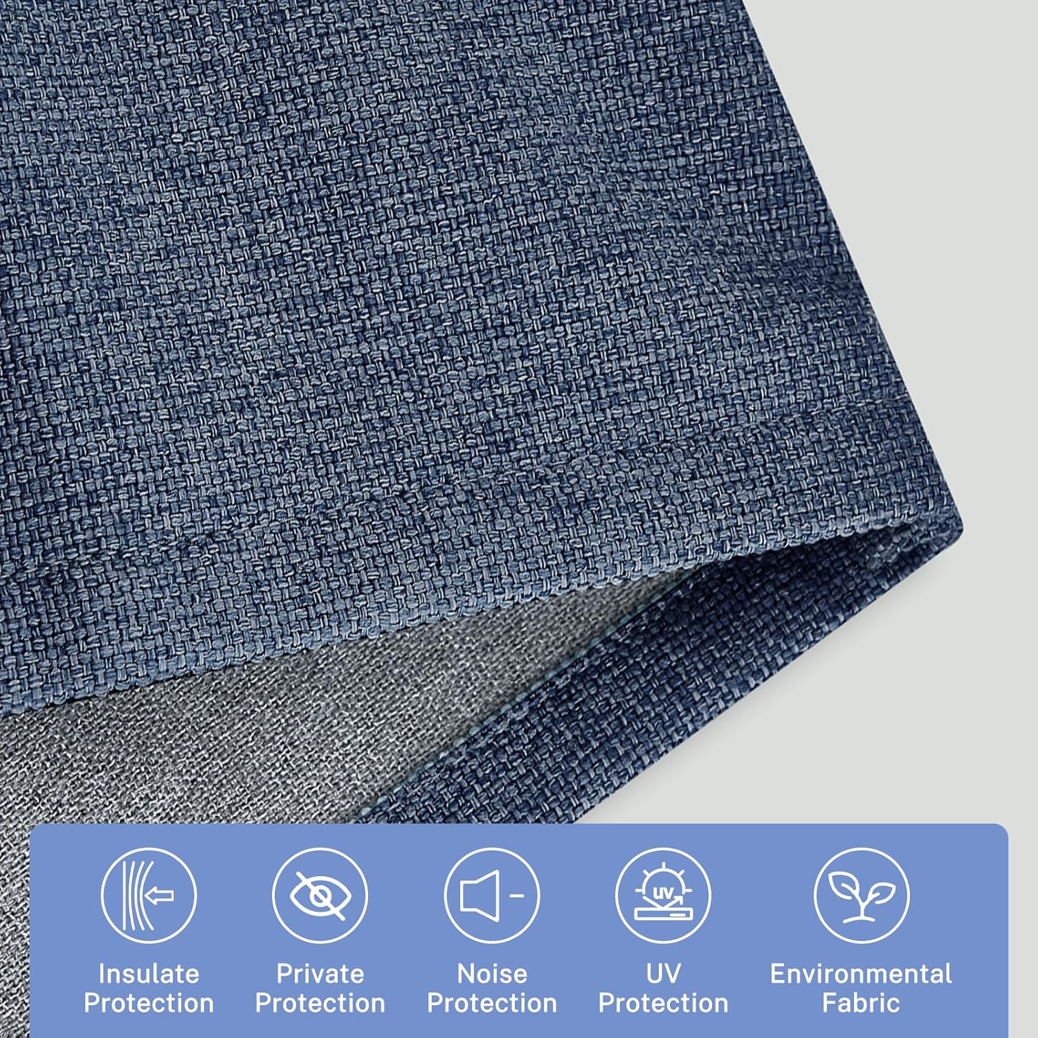 UrMoon No Drill No Tools Roman Shades for Windows, Cordless Fabric Roman Windows Blinds for Home, Easy to Install, Blackout Dark Blue, Customized