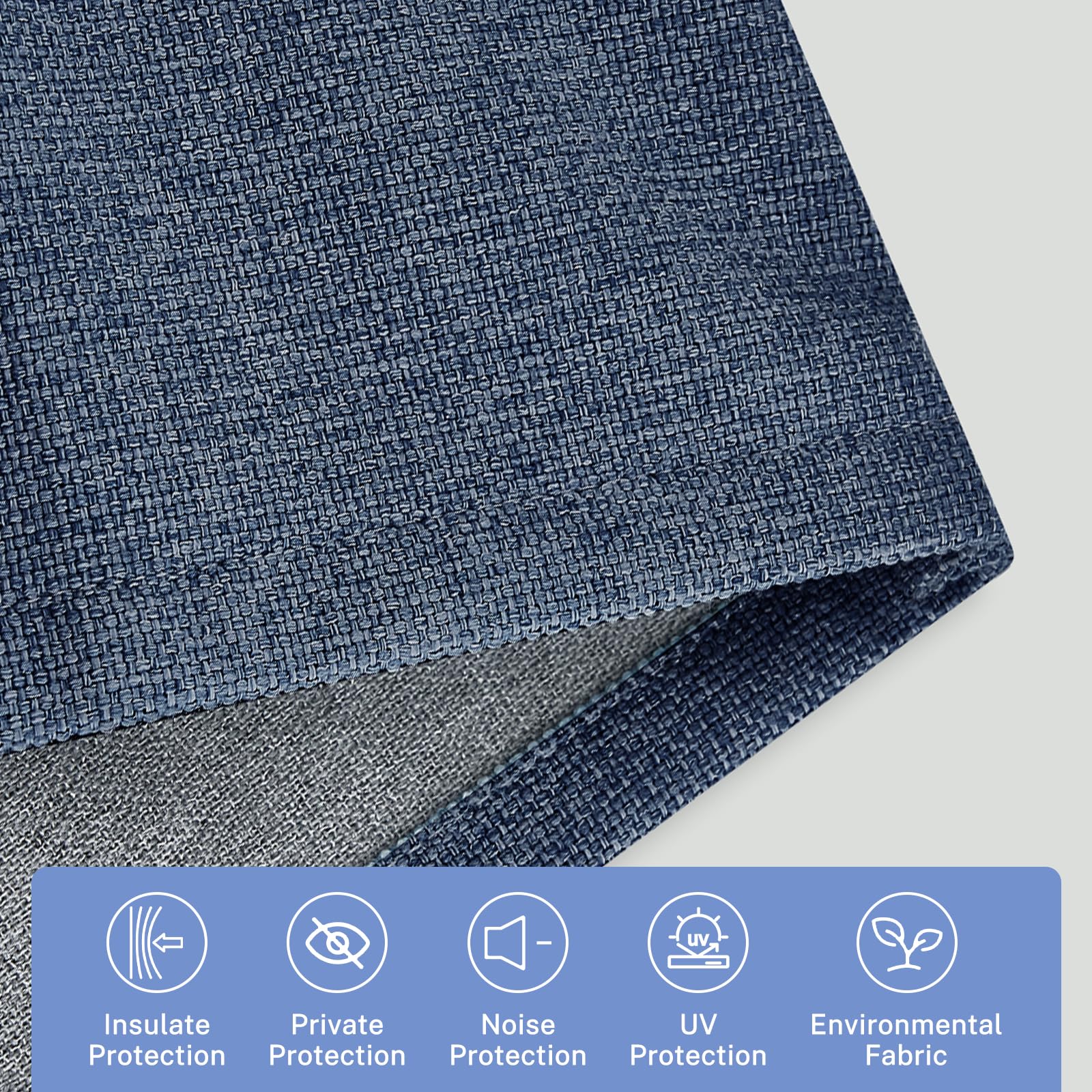 UrMoon No Drill No Tools Roman Shades for Windows, Cordless Fabric Roman Windows Blinds for Home, Easy to Install, Blackout Dark Blue, 29 1/4