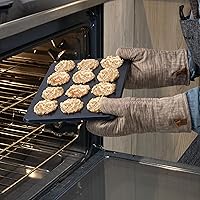 Vista 29 de KitchenAid Molde antiadherente de acero aluminizado para magdalenas de 12 tazas, color plateado