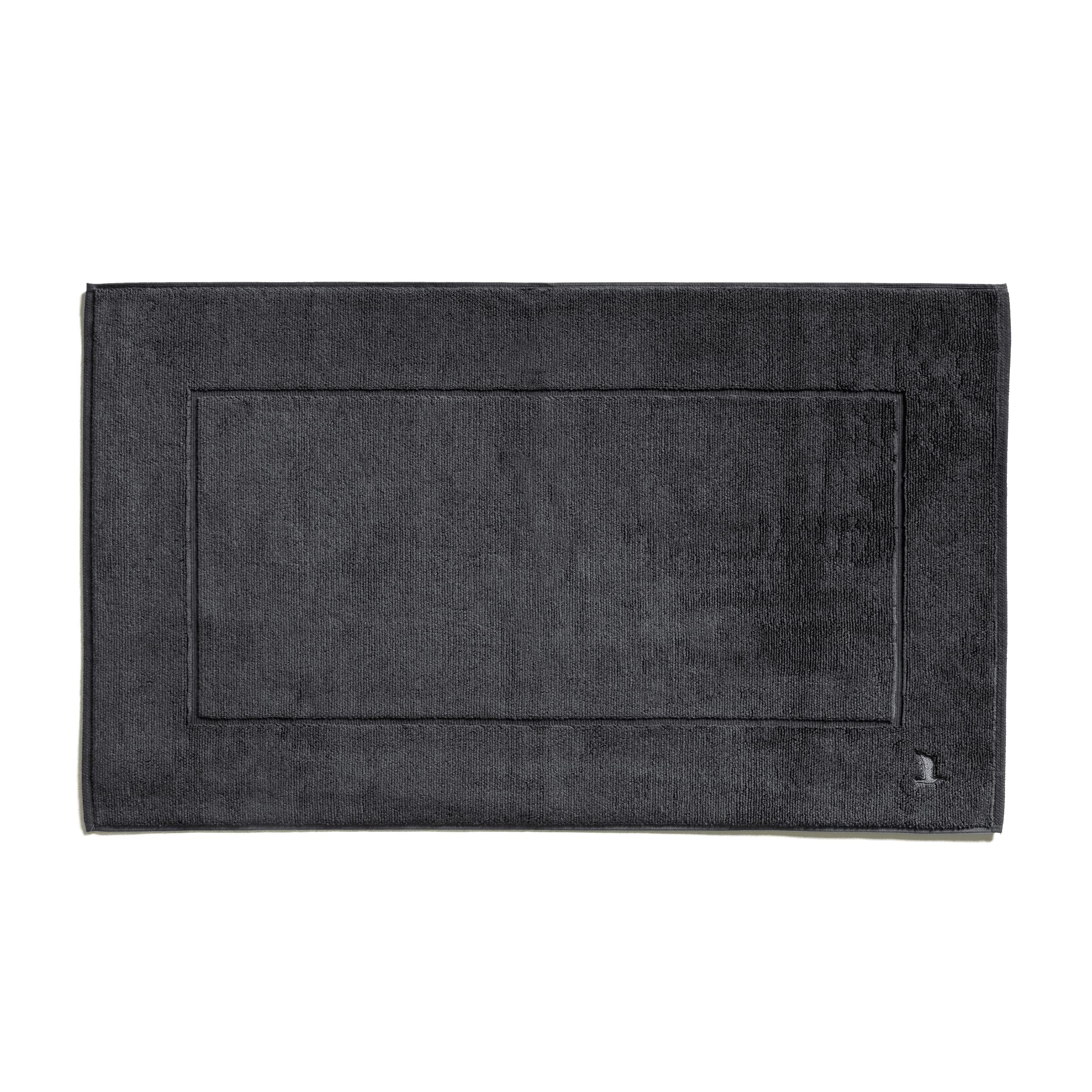 möve Superwuschel Badteppich 60 x 100 cm aus 100% Baumwolle, dunkelgrau