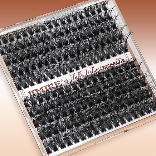 Miniatura 8 de Kit de extensión de pestañas esponjosas de rizo D, kit de extensión de pestañas con enlace de pestañas y removedor de volumen, extensiones de