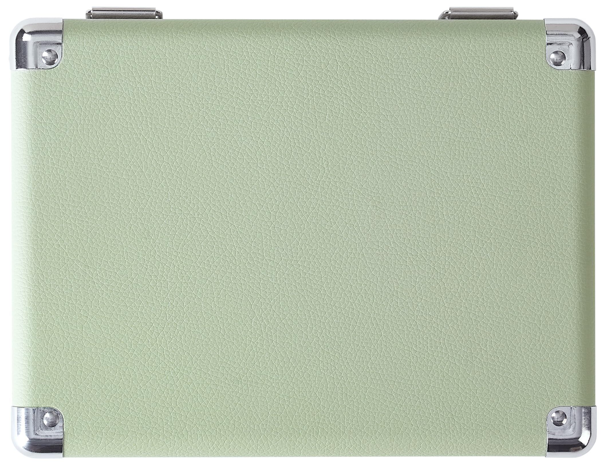 Crosley CR3505A-MT Cruiser Lecteur CD Portable rétro avec Haut-parleurs stéréo Bluetooth et Radio FM, Menthe | Haut-parleurs stéréo intégrés et radio FM - Lecteurs CD rechargeables pour la maison, design vintage valise