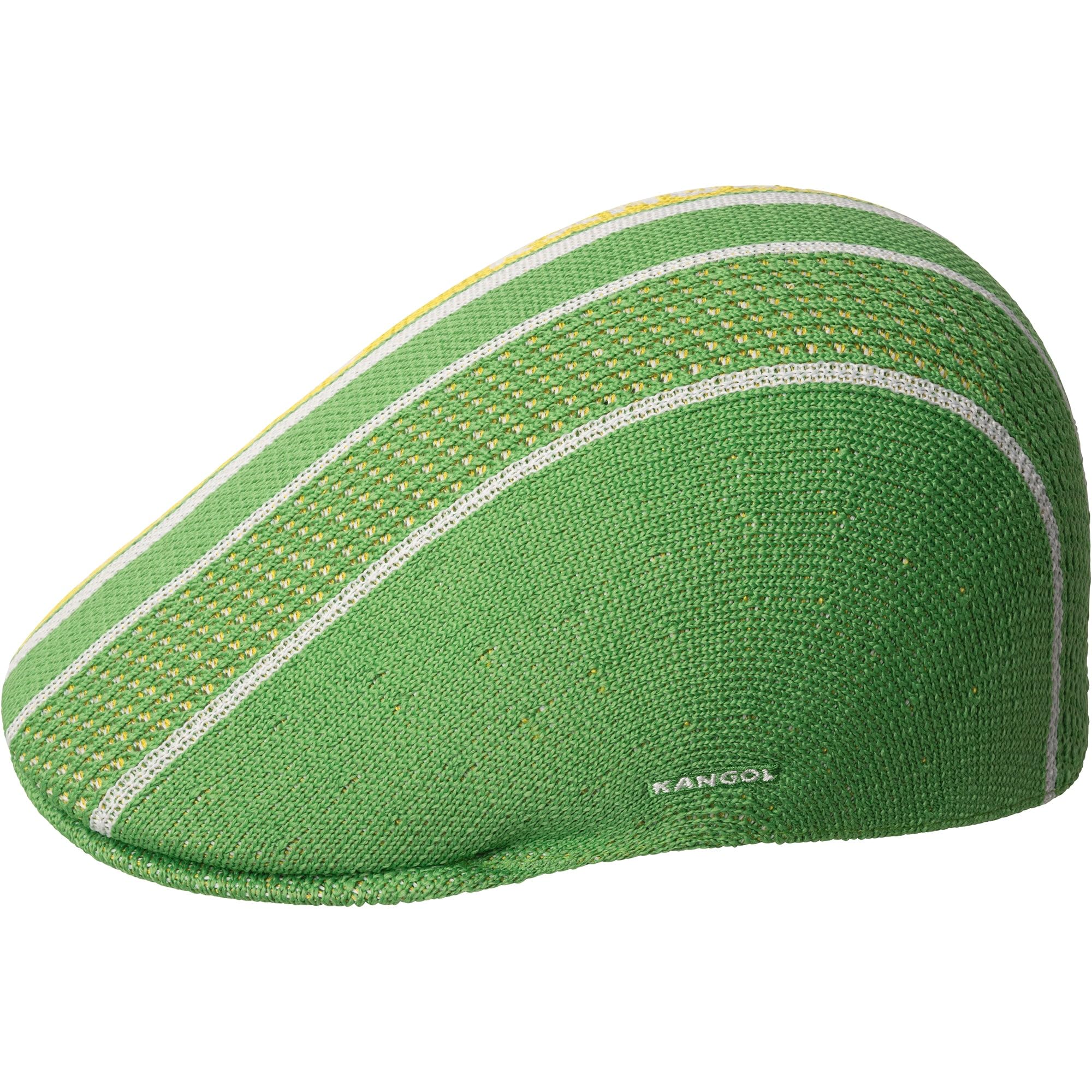 Kangol Tropic Game Stripe 507 Flatcap Schirmmütze Schiebermütze Herren - mit Schirm Frühling-Sommer Frühjahr Sommer