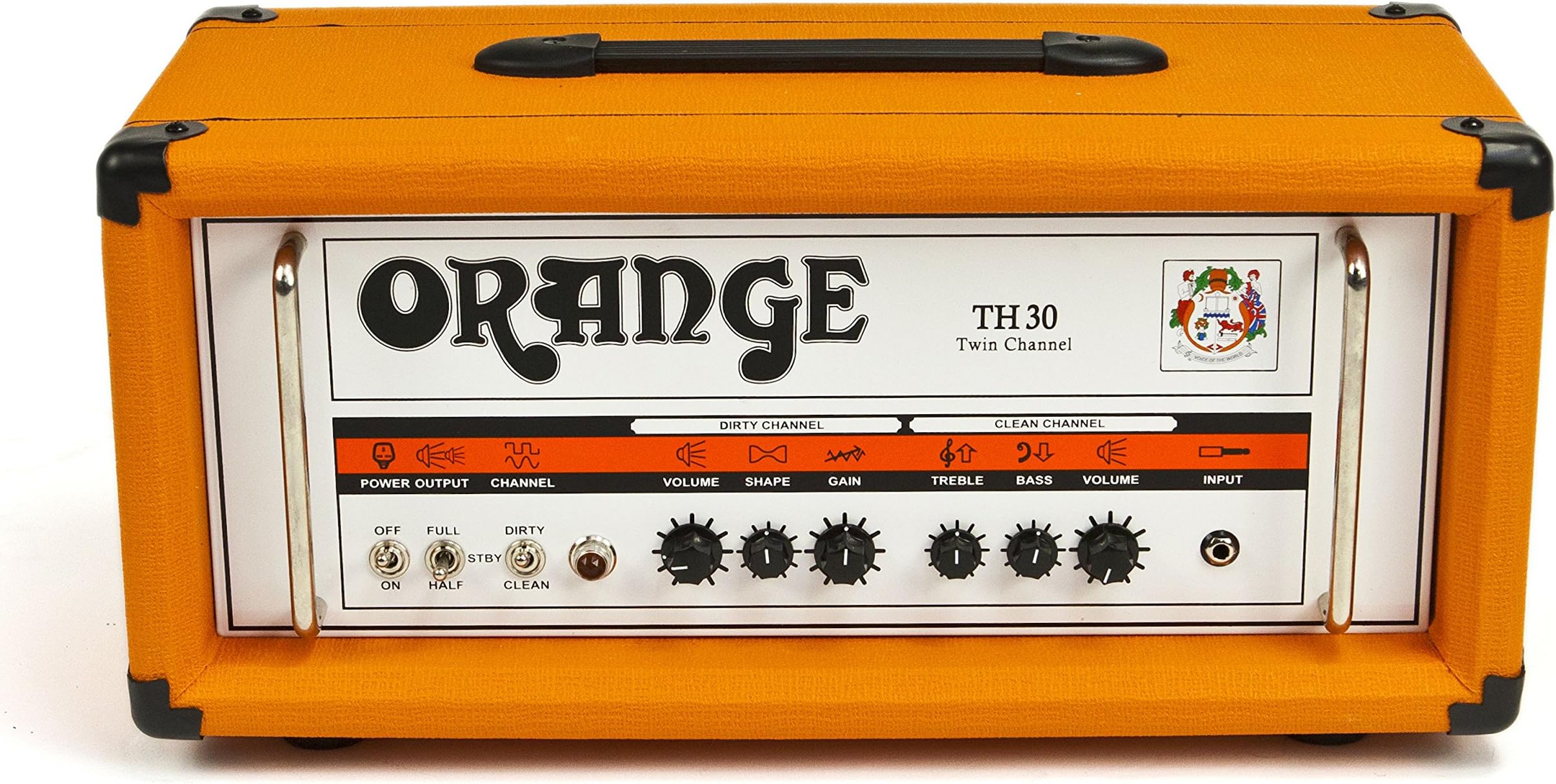 Orange TH30 30W All Analogue Twin Channel Amplifier Head, Orange