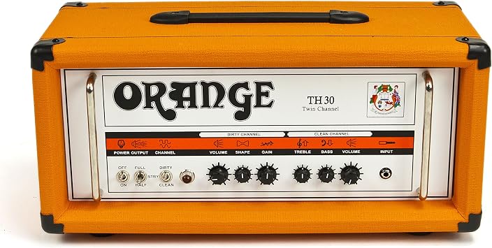 Orange TH30 30W All Analogue Twin Channel Amplifier Head, Orange