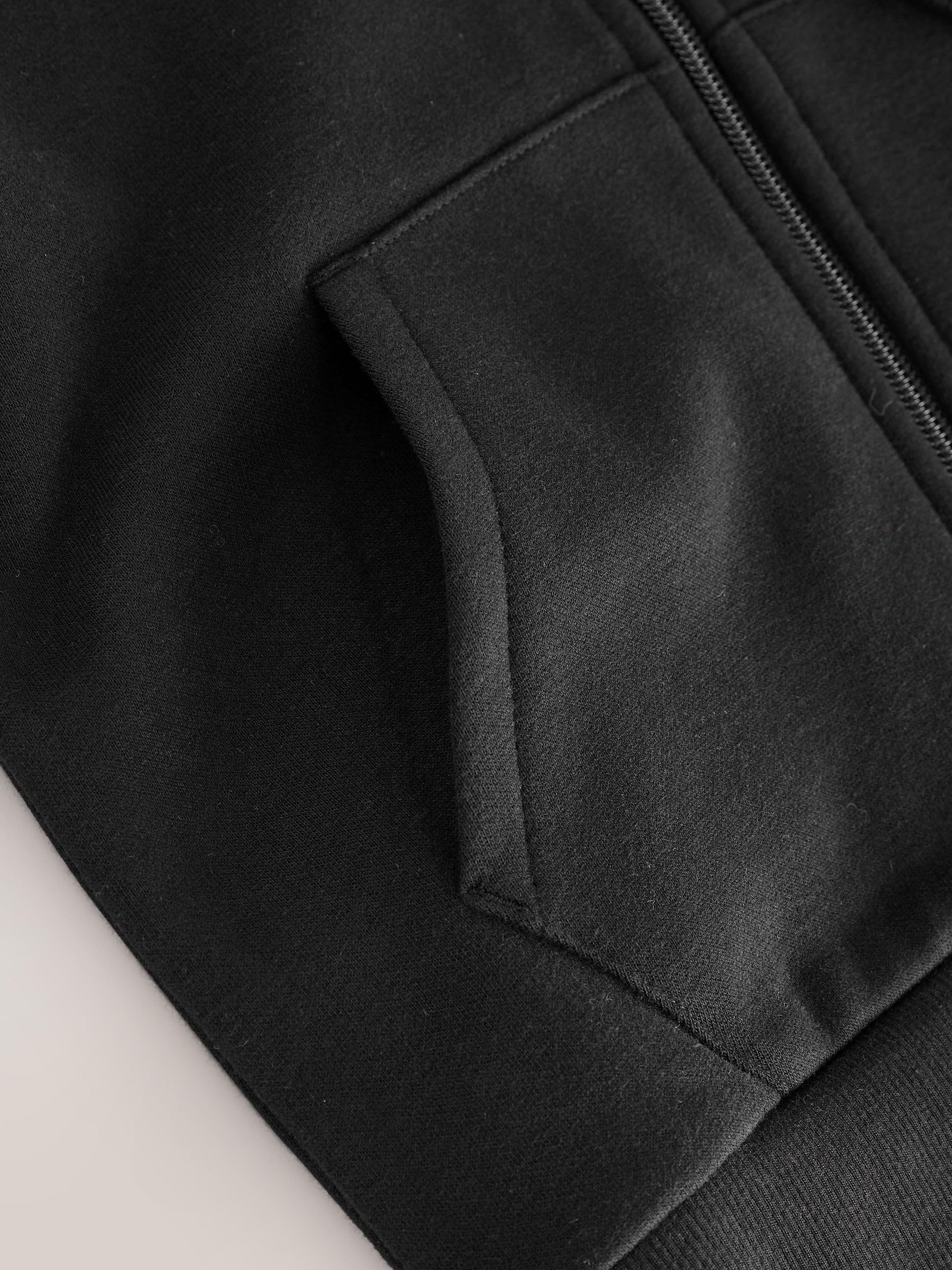 NEXT Garçon Sweat à Capuche uni zippé