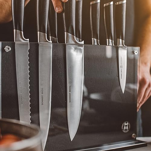 Miniatura 2 de Schmidt Brothers - Heritage, cuchillo de pan de 8.5 pulgadas, cubiertos de cocina de acero inoxidable alemán de alto carbono
