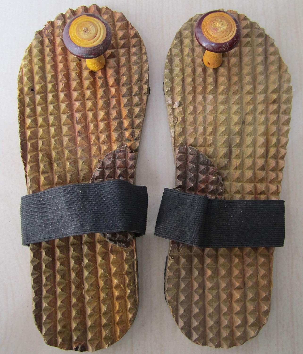 Buy ANCS Manual Acupressure Khadau Wooden Unisex Crafts Man Wooden Relaxing Acupressure Foot