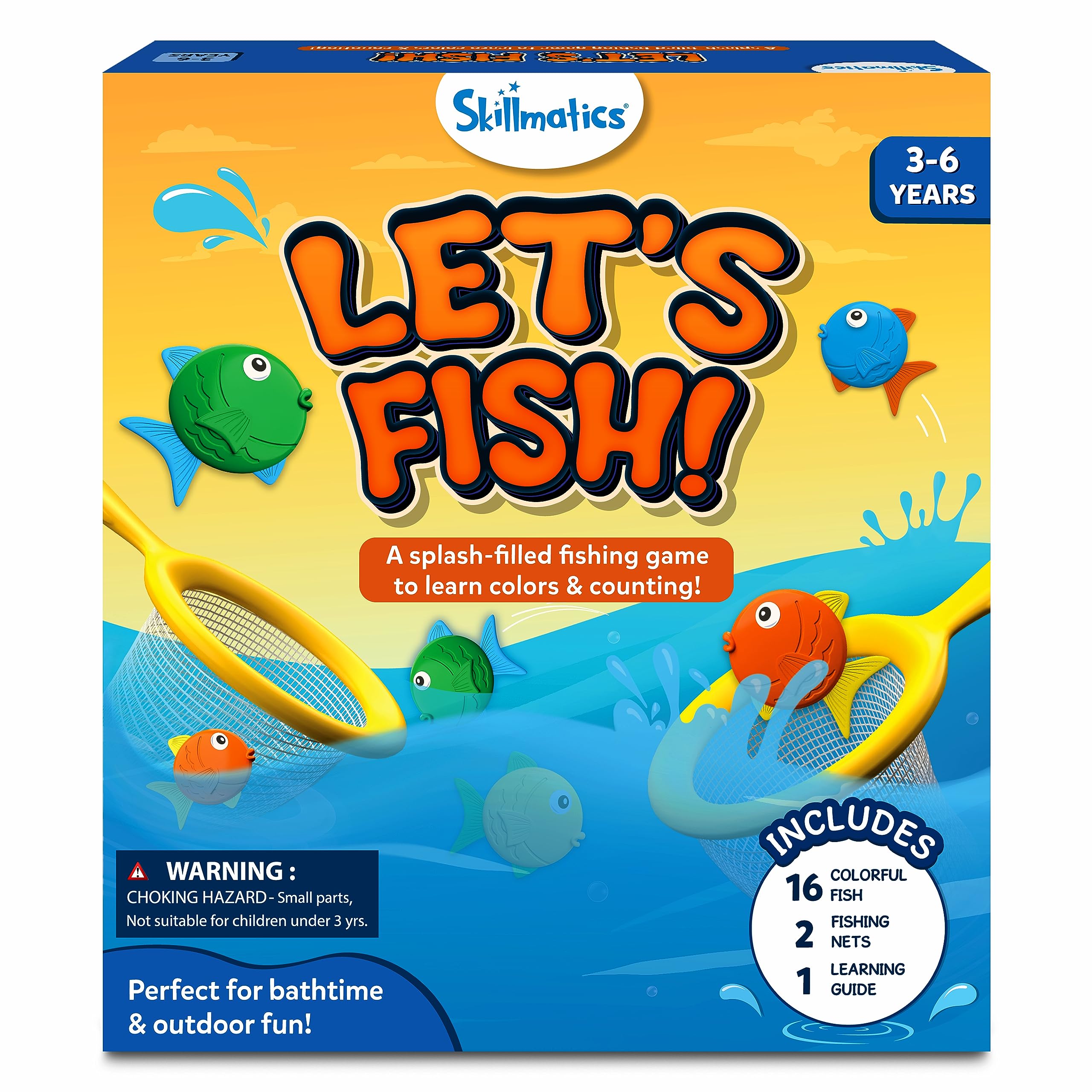 Amazon.com: Skillmatics Outdoor & Bath Toys - Let's Fish, Fishing