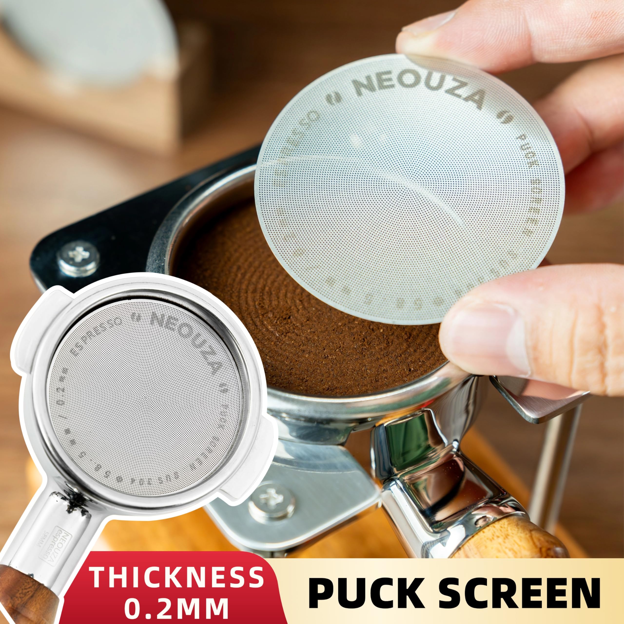 Filtro A Disco In Acciaio Inox Per Caffè Espresso – 51/53/58 Mm – Schermo Puck Riutilizzabile Per Portafiltro