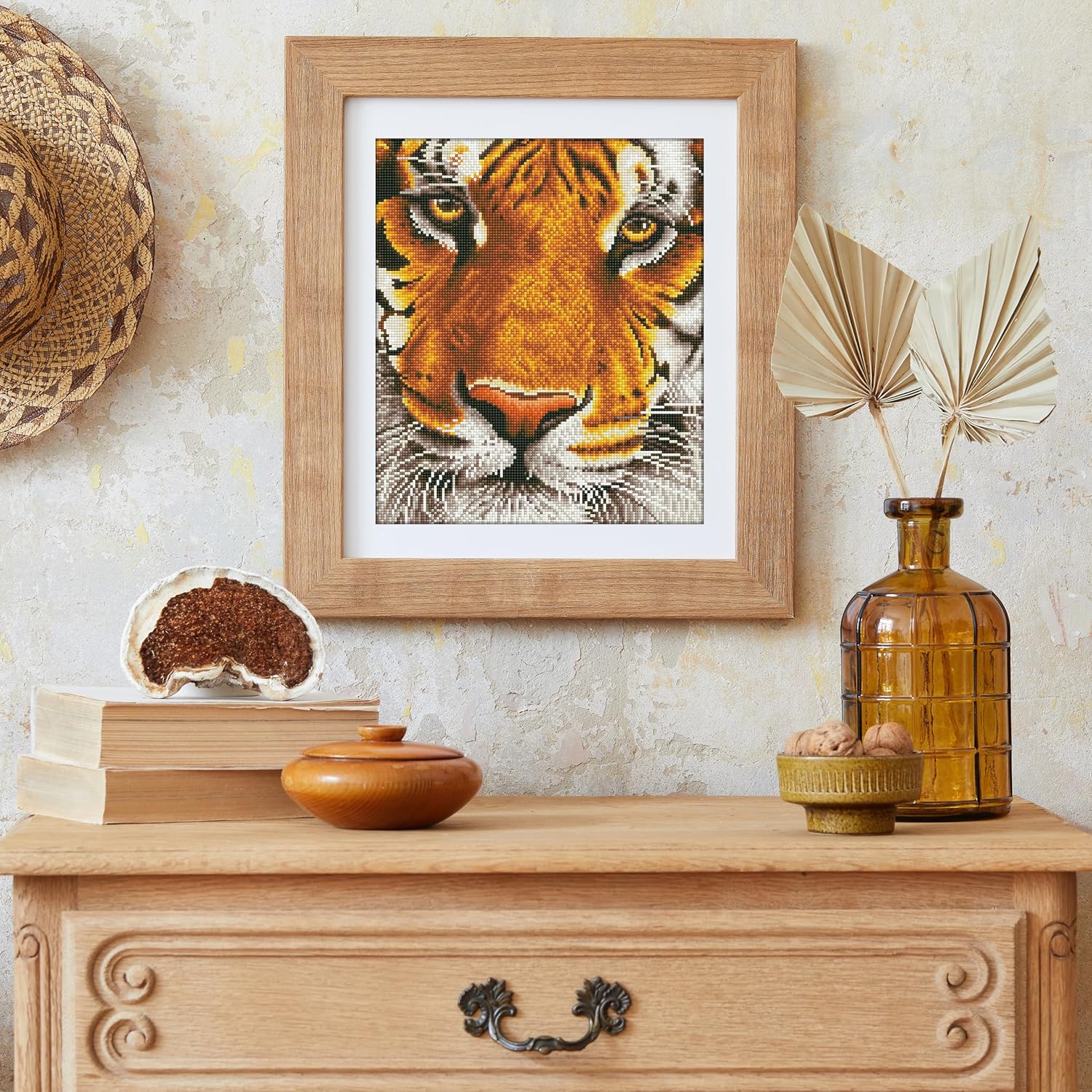 DIAMOND DOTZ - Bengal Magic Diamond Art Kit for Adults, 16.5'x14.2'